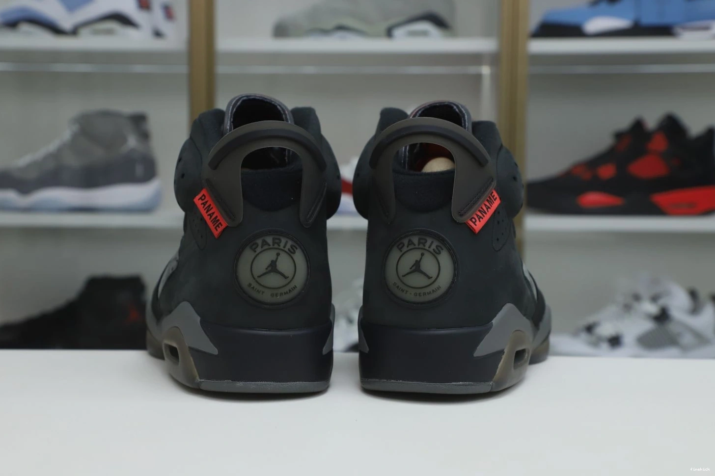 JORDAN X PARIS SAINT-GERMAIN AIR 6 RETRO GREY' 'IRON 0904